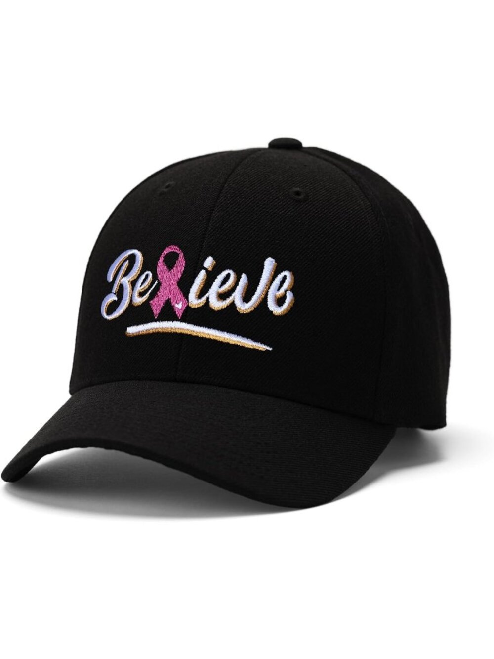 Unisax Black Hope Hellovean Embroidered Pull-On Closure Cartoon Baseball Hats